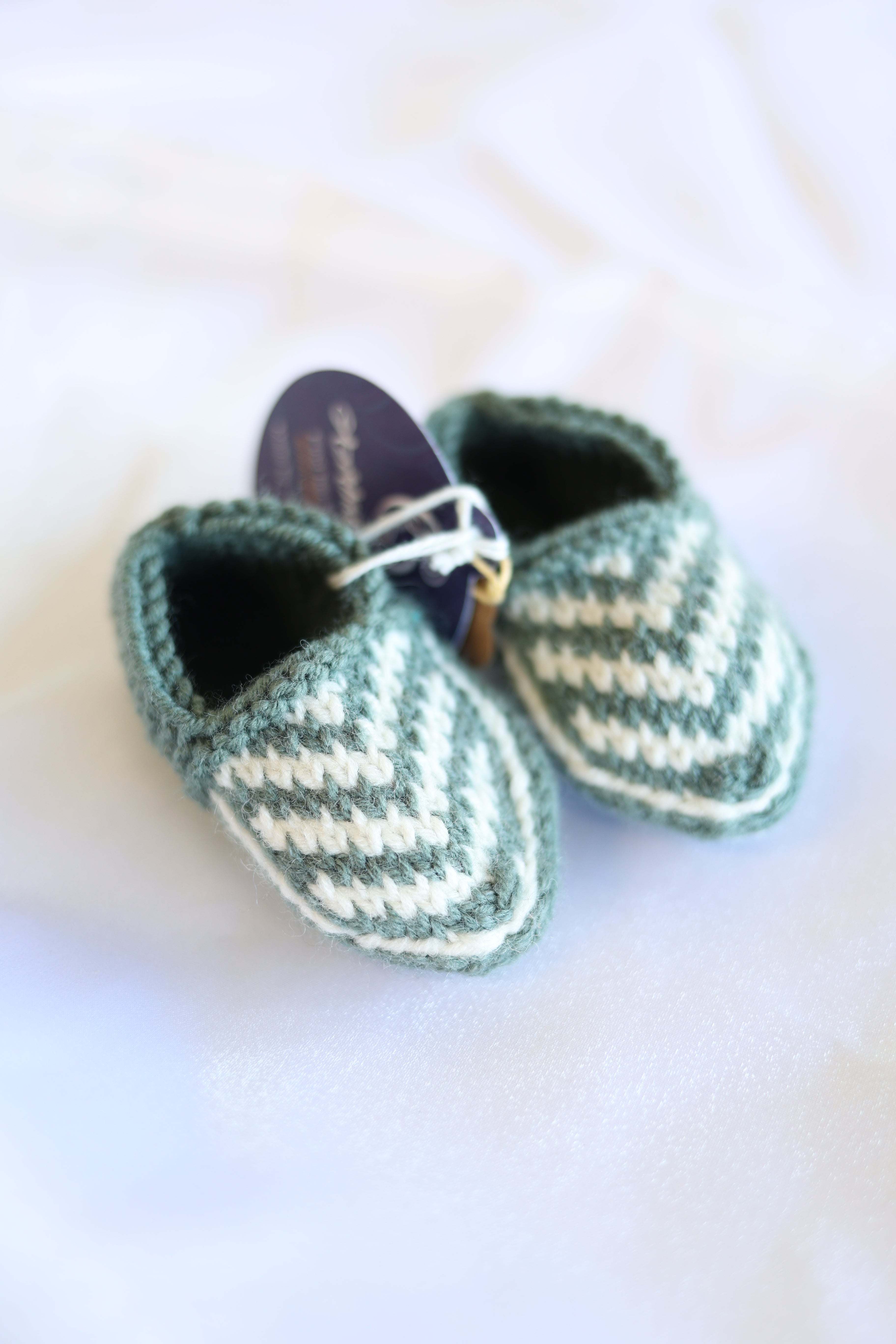 Knit Baby Socks - colors vary